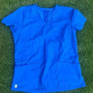 EON Scrub Top Blue Medium